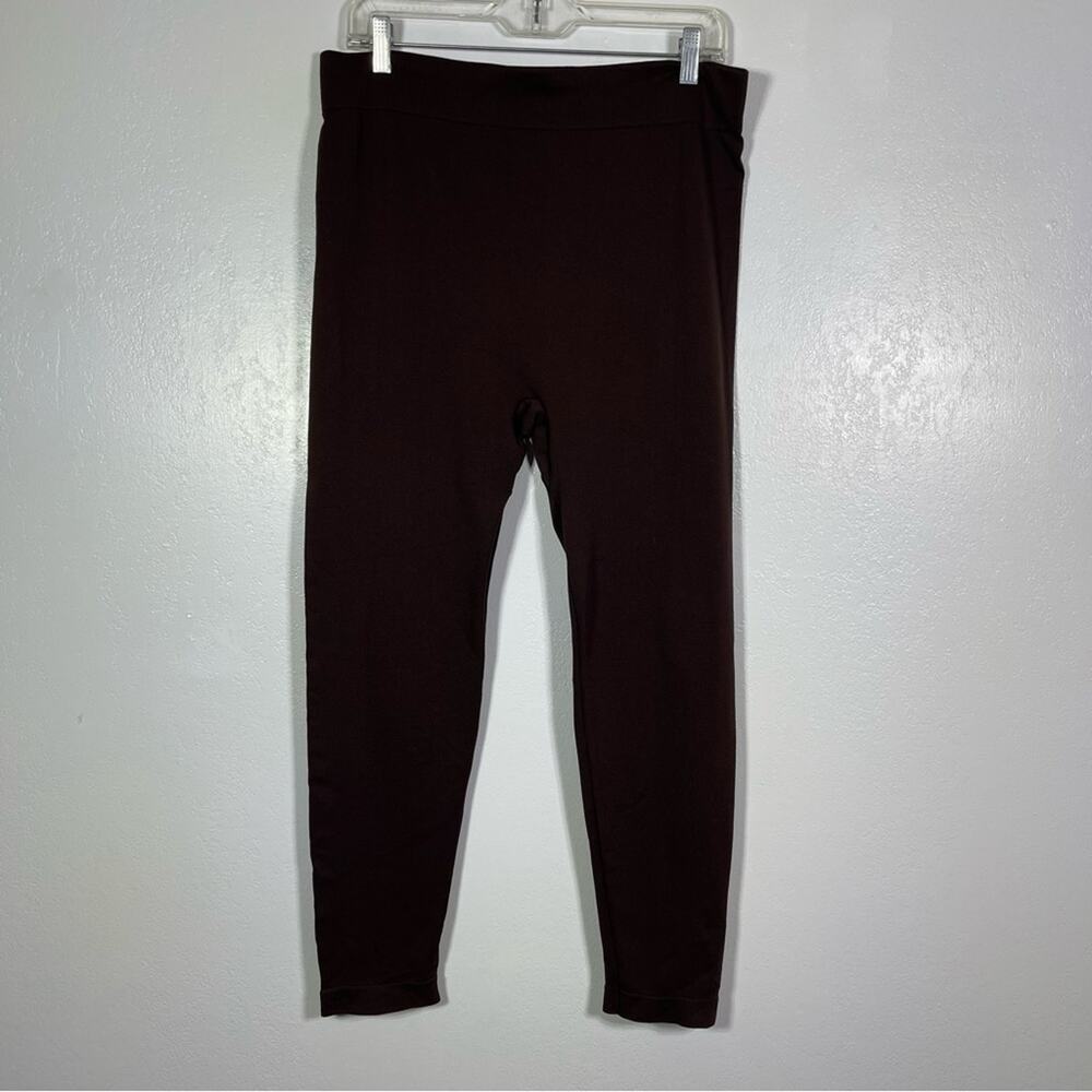 White Mark, Thermal Leggings. Plus Size. Brown. Good used condition!